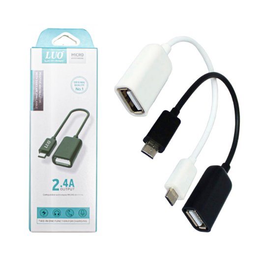 OTG MICRO USB V8 LU-X01 CON CABLE