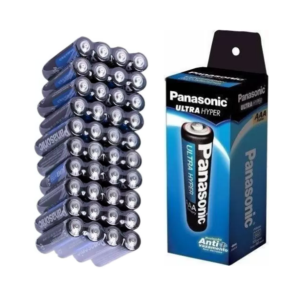 PILA AAA X40 PANASONIC SUPER HYPER 1.5V