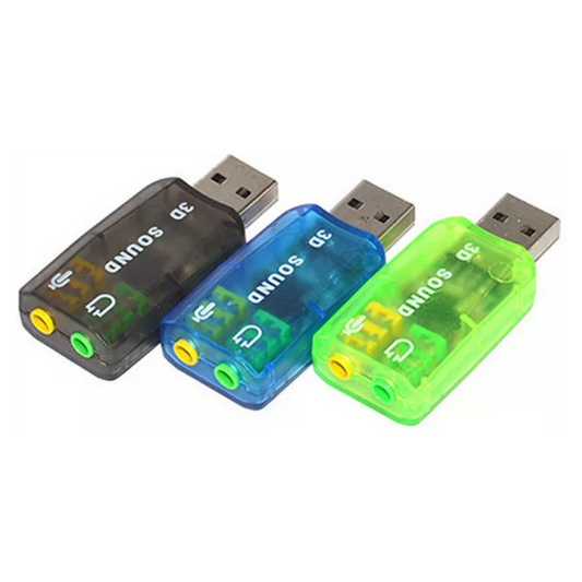 TARJETA DE AUDIO USB A 3D 5.1 CANALES