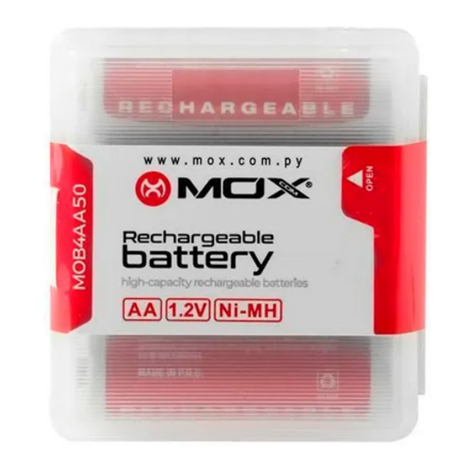 PILA RECARGABLE MOX AA X4 5000MAH