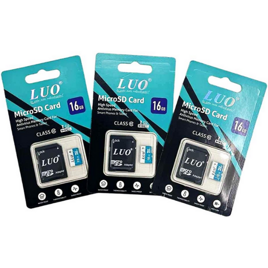 MEMORY CARD LUO CAT.10 DE 16 / 32 / 64 / 128 GB